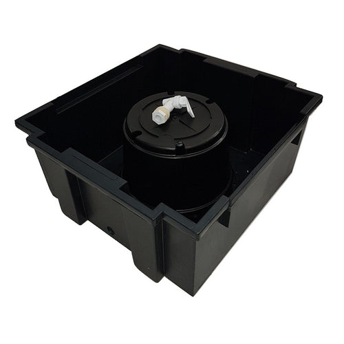 WormsRus Worm Farm spare base bin with pot and tap
